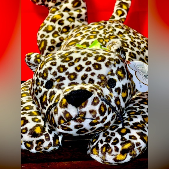 NWT Ty Beanie Pillow Collection Speckles the Leopard. - Picture 1 of 10
